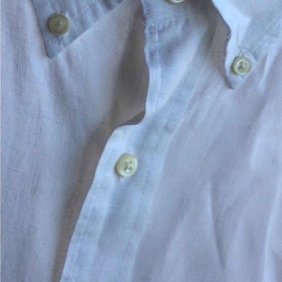 Ralph Lauren Linen Short-sleeve Shirt- 1XB - Picture 4 of 7